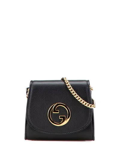 Pre-owned Gucci 2016-2025 Medium Calfskin Blondie Wallet On Chain Crossbody Bag