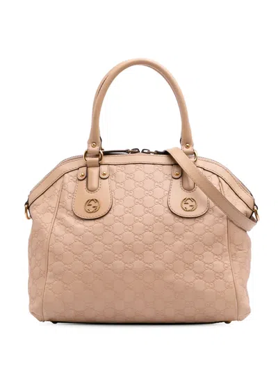 Pre-owned Gucci 2016-2025 Medium Ssima Scarlett Satchel