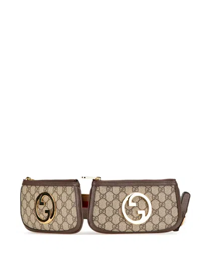 Pre-owned Gucci 2016-2025 Mini Gg Supreme Blondie Belt Bag