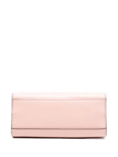 Pre-owned Gucci 2016-2025 Mini Leather Bamboo Nymphaea Satchel In Pink