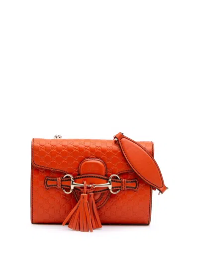 Pre-owned Gucci 2016-2025 Mini Microssima Emily Crossbody Bag