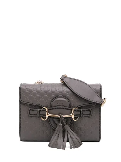 Pre-owned Gucci 2016-2025 Mini Microssima Emily Crossbody Bag