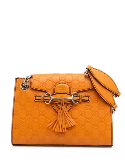 Pre-owned Gucci 2016-2025 Small Ssima Emily Shoulder Bag