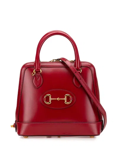Pre-owned Gucci 2016-2025 Small Leather Horsebit 1955 Satchel