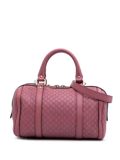Pre-owned Gucci 2016-2025 Small Microssima Joy Boston Bag Satchel