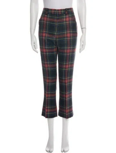 Pre-owned Gucci 2016 Flared Pants In Green
