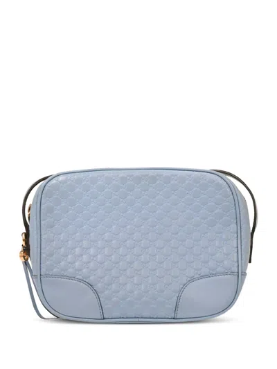 Pre-owned Gucci 2016 Ssima Crossbody Bag In Blue