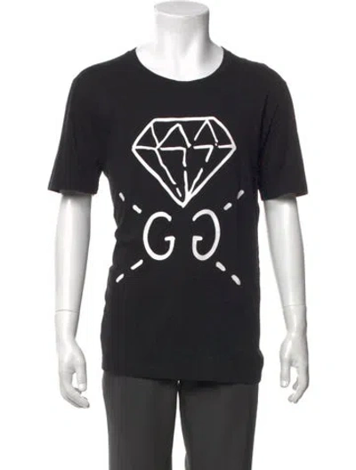 Pre-owned Gucci 2016 Interlocking G Logo T-shirt In Black