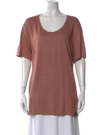 Pre-owned Gucci 2016 Linen T-shirt In Pink