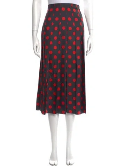 Pre-owned Gucci 2016 Midi Length Skirt In Black
