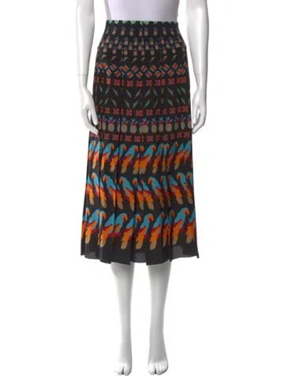 Pre-owned Gucci 2016 Midi Length Skirt In Black