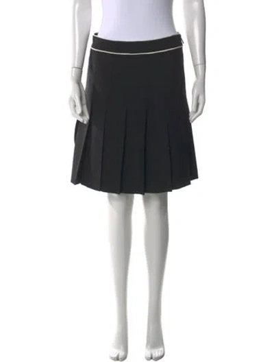 Pre-owned Gucci 2016 Midi Length Skirt In Black