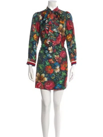 Pre-owned Gucci 2016 Mini Dress In Black