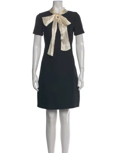 Pre-owned Gucci 2016 Mini Dress In Black