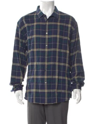 Pre-owned Gucci 2016 Plaid Print Shirt W/ Tags In Multi