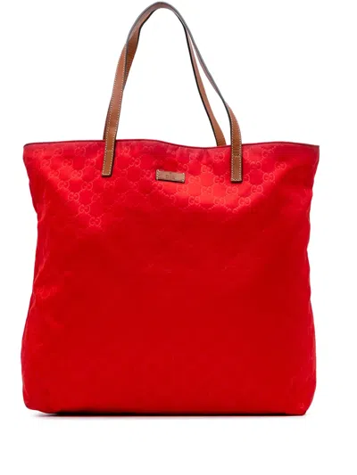 Pre-owned Gucci 2016-present Gg Canvas Tote Bag