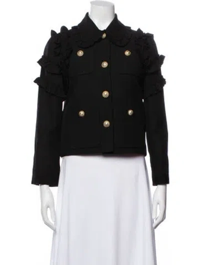 Pre-owned Gucci 2016 Silk Jacket In Black