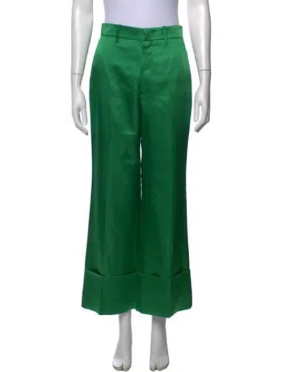 Pre-owned Gucci 2016 Wide Leg Pants In Green