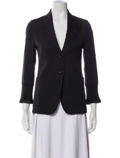 Pre-owned Gucci 2016 Wool Blazer In Black