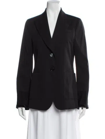 Pre-owned Gucci 2016 Wool Blazer In Black