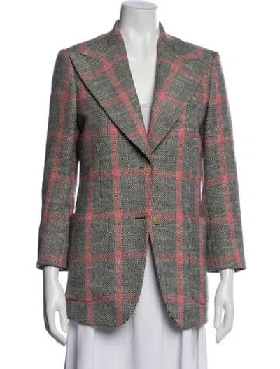 Pre-owned Gucci 2016 Wool Blazer In Black