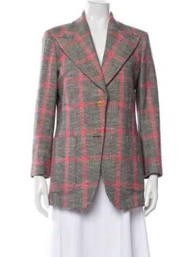 Pre-owned Gucci 2016 Wool Blazer In Multi