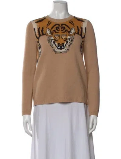 Pre-owned Gucci 2016 Wool Sweater In Neutral
