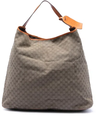Pre-owned Gucci 2016-2025 Gg Canvas Tote Bag In Neutral