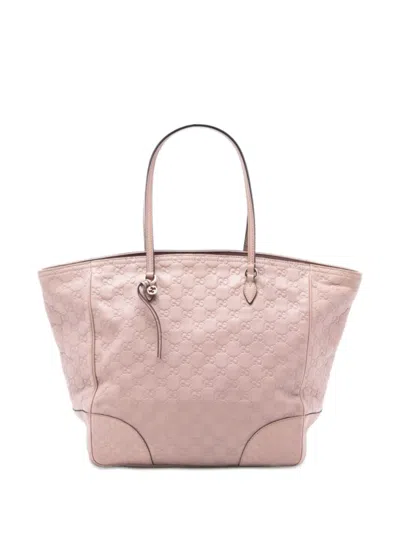 Pre-owned Gucci 2016-2025 Ssima Bree Tote Bag In Pink