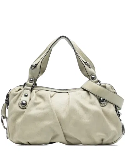 Pre-owned Gucci 2016-2025 Ssima Icon Bit Satchel In Brown
