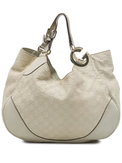 Pre-owned Gucci 2016-2026 Ssima Charlotte Tote Bag In Brown