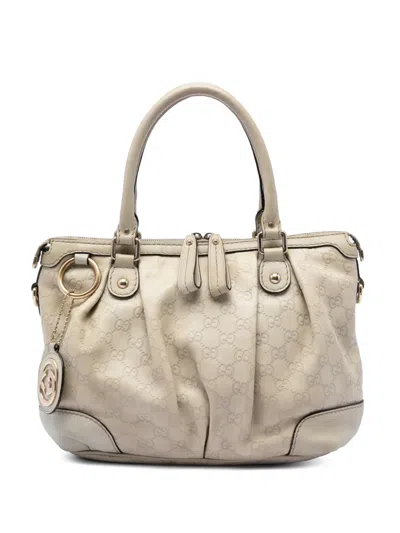 Pre-owned Gucci 2016-2026 Ssima Sukey Satchel In Brown