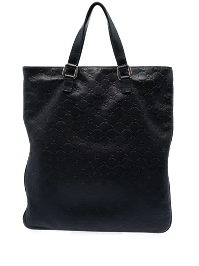 Pre-owned Gucci 2016-2026 Ssima Tote Bag In Black