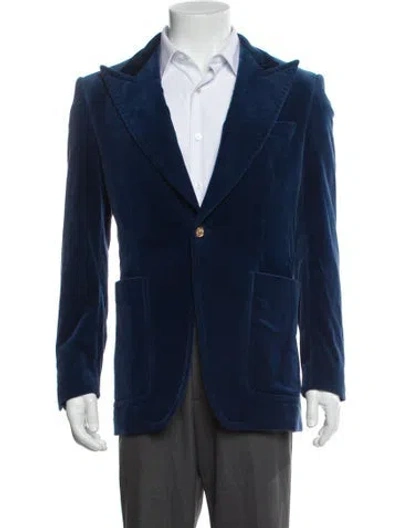 Pre-owned Gucci 2017 Blazer In Blue