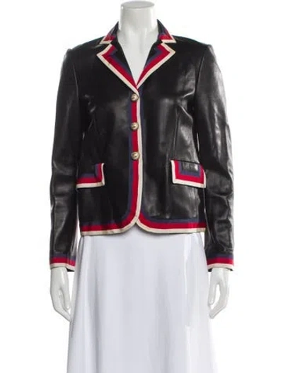 Pre-owned Gucci 2017 Blind For Love Blazer In Black