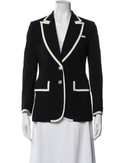 Pre-owned Gucci 2017 Colorblock Pattern Blazer In Black