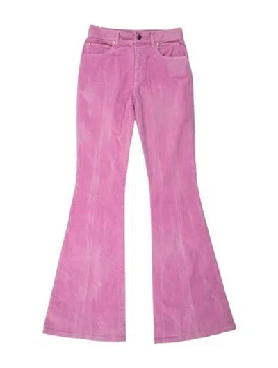 Pre-owned Gucci 2017 Flared Pants In Pink