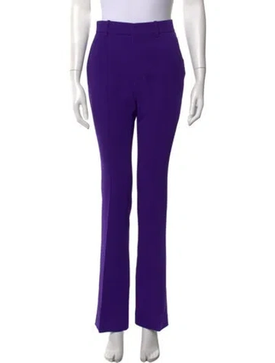 Pre-owned Gucci 2017 Flared Pants In Purple