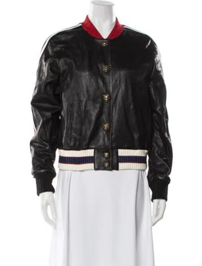 Pre-owned Gucci 2017 'hollywood' Bomber Jacket In Multi