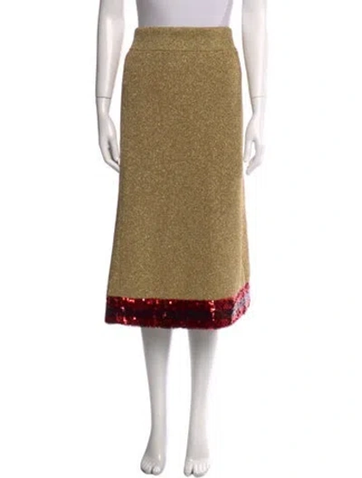 Pre-owned Gucci 2017 Midi Length Skirt