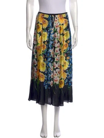 Pre-owned Gucci 2017 Midi Length Skirt In Multi