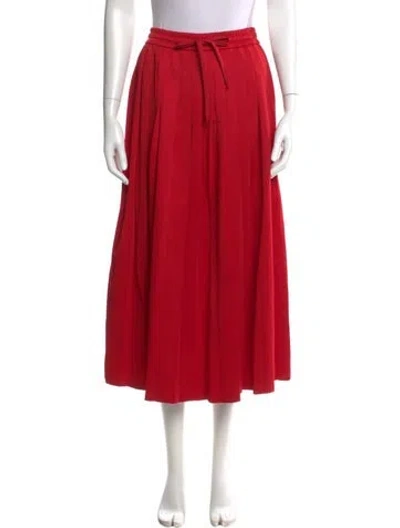 Pre-owned Gucci 2017 Midi Length Skirt W/ Tags In Red