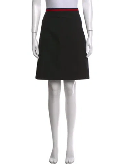 Pre-owned Gucci 2017 Mini Skirt In Black