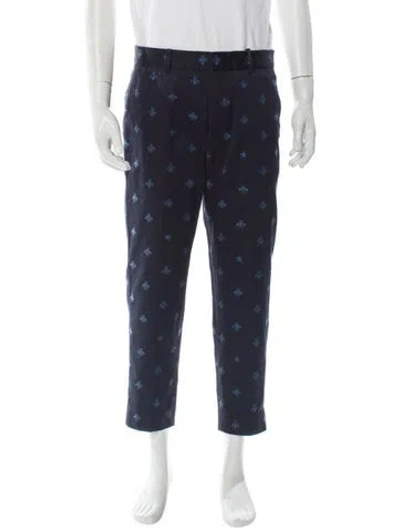 Pre-owned Gucci 2017 Pants In Blue