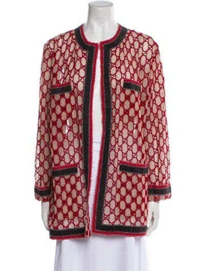 Pre-owned Gucci 2017 Printed Jacket In Neutral