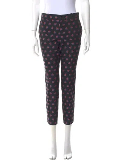 Pre-owned Gucci 2017 Straight Leg Pants In Black