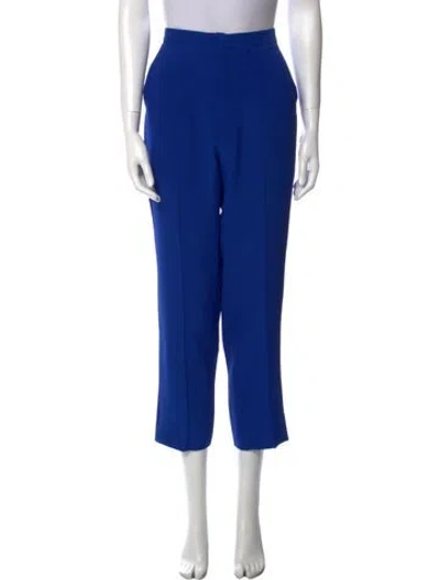 Pre-owned Gucci 2017 Straight Leg Pants In Blue