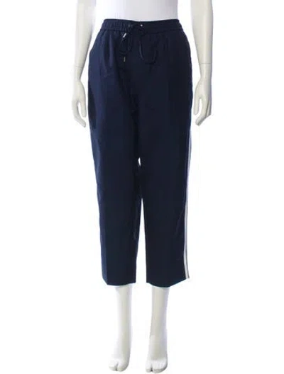 Pre-owned Gucci 2017 Straight Leg Pants In Blue