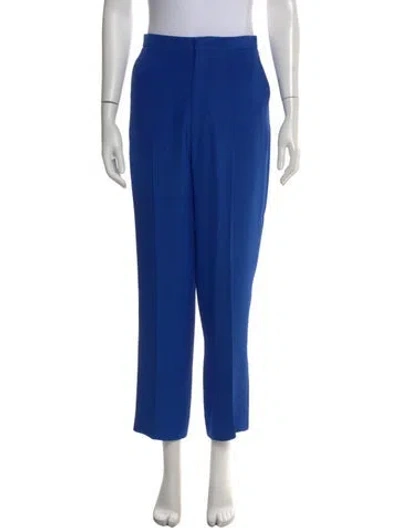Pre-owned Gucci 2017 Straight Leg Pants In Blue