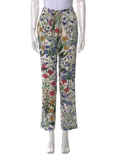 Pre-owned Gucci 2017 Straight Leg Pants In Neutral